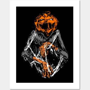 halloween scary Posters and Art